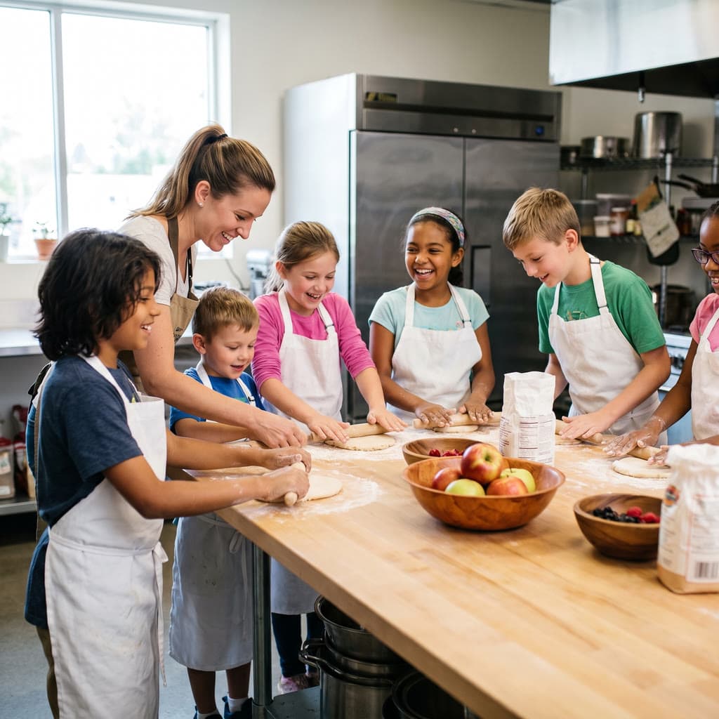Little Chefs Cooking Club — Cooking & Baking activity in Little Spoon Teaching Kitchen